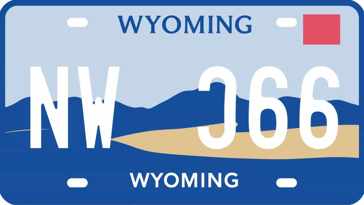 New Wyoming License Plates