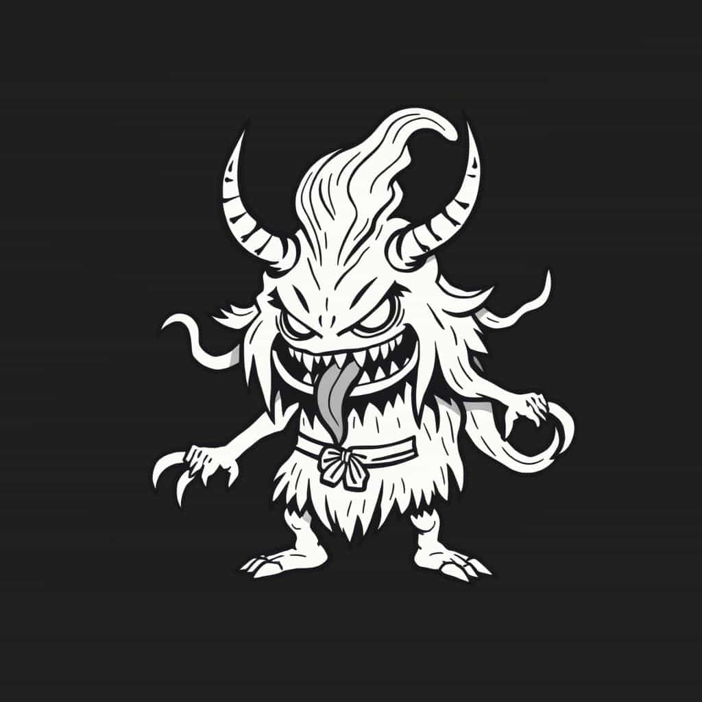 Strange And Frightful Yokai Coloring