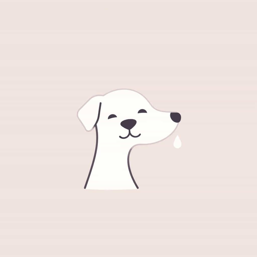 A Dog With A Runny Nose