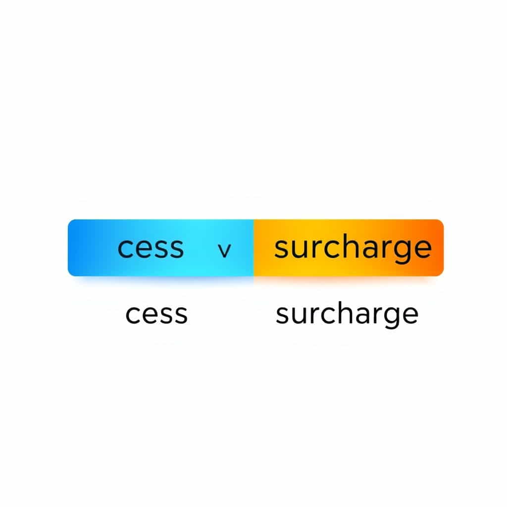 Difference Between Cess And Surcharge