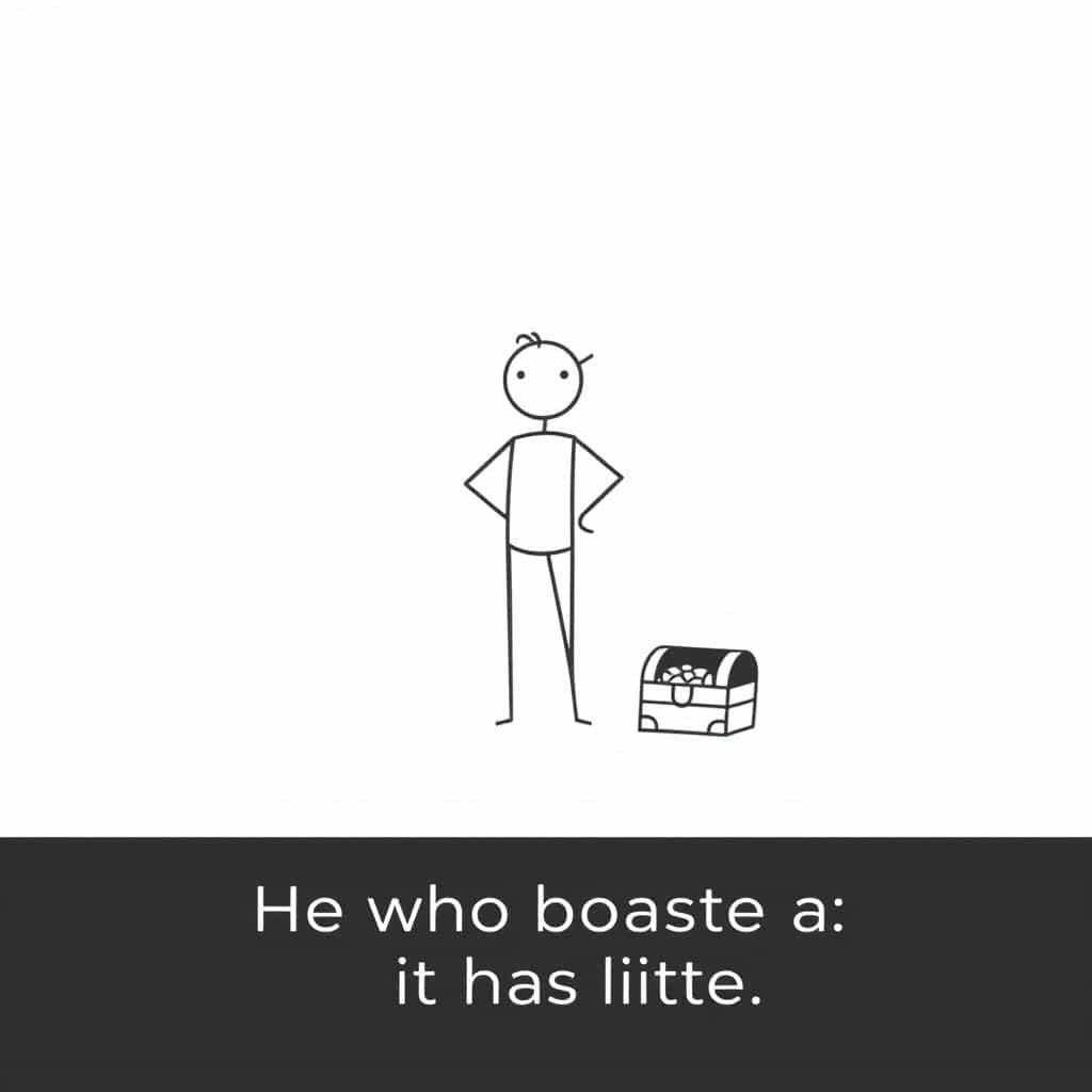 El Que Mucho Presume Poco Tiene