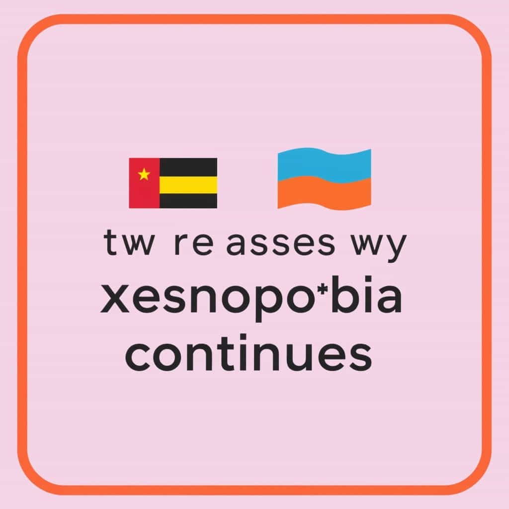 Give Two Reasons Why Xenophobia Continues
