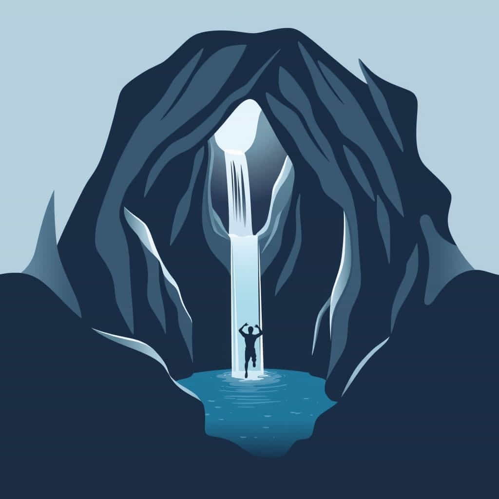 Highroad Cave Waterfall Jump