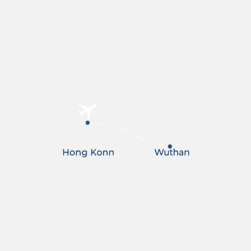 Hong Kong To Wuhan Flight