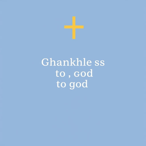 Verses About Gratefulness To God