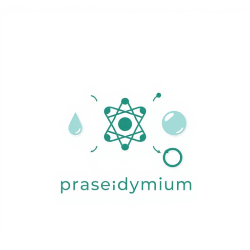 What Does Praseodymium React With