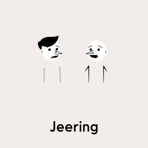 Use The Word Jeering In A Sentence