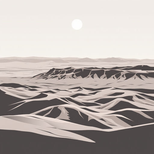 Utah Moonscape Overlook Map