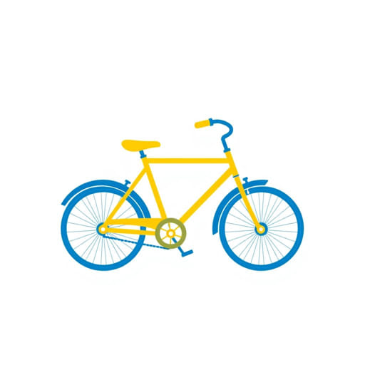 Yellow And Blue Huffy