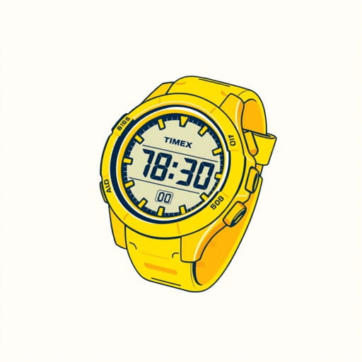 Yellow Timex Ironman Watch