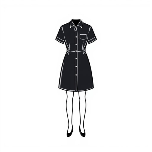 Zara Poplin Shirt Dress