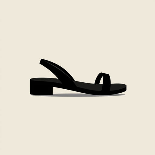 Zazou Sonnet Black Sandal