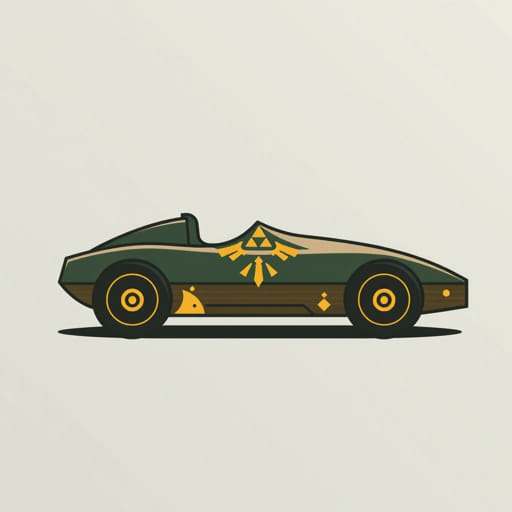 Zelda Pinewood Derby Car