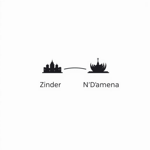 Zinder N Djamena Distance