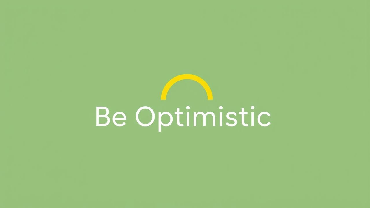 Be Optimistic Meaning in Tamil