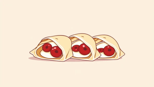 Brie and Cranberry Filo Parcels