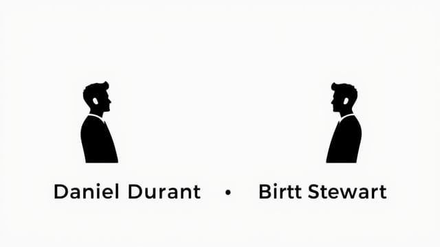 Daniel Durant and Britt Stewart