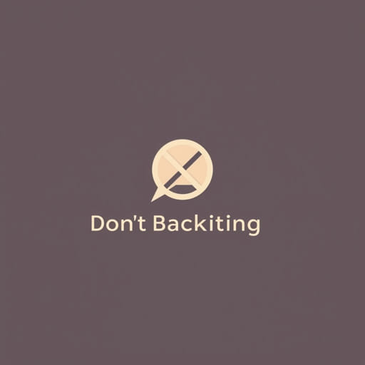 don't backbite meaning in tamil