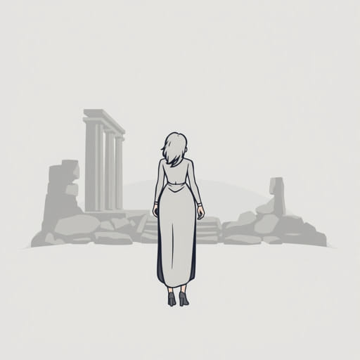 Emma Not at Dilapidated Temple