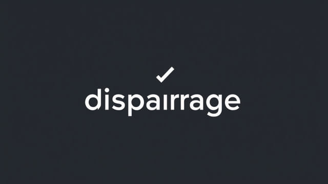 five letter word for disparage