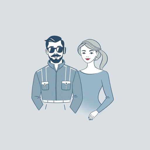 Gordo Cooper and His Wife Trudy