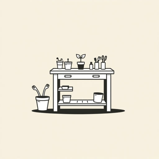 How to Conjure a Potting Table