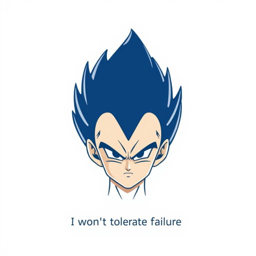 I Won't Tolerate Failure Vegeta